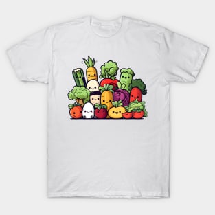 Cute Vegetables Squad T-Shirt